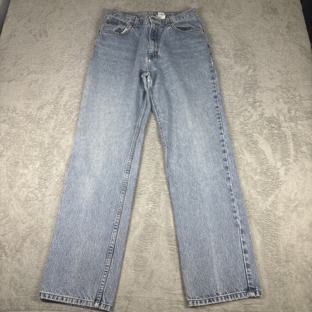 Calvin Klein Jeans Classic 5 Pocket Jeans Light Wash Denim Men's Size 12